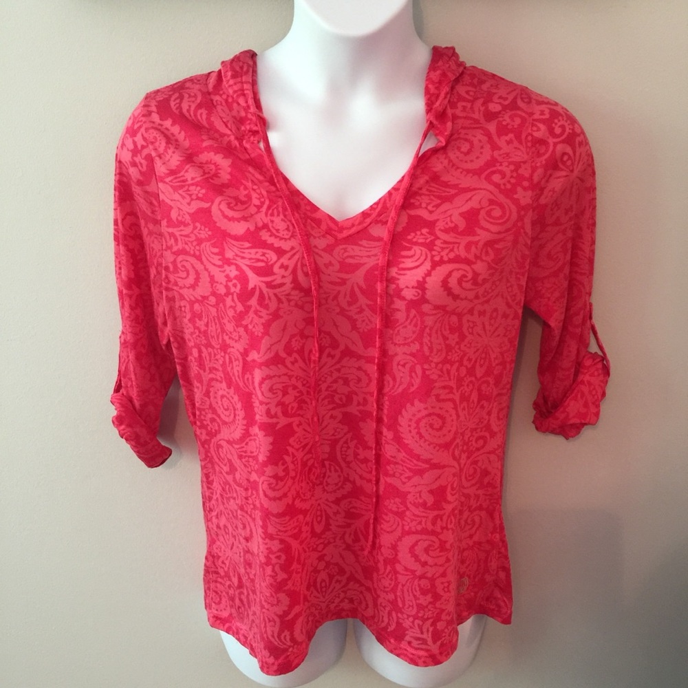 Balance Collection, sheer hoodie, 1X